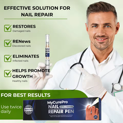 MyCurePro® · Eliminates fungi on feet and hands · 7 days